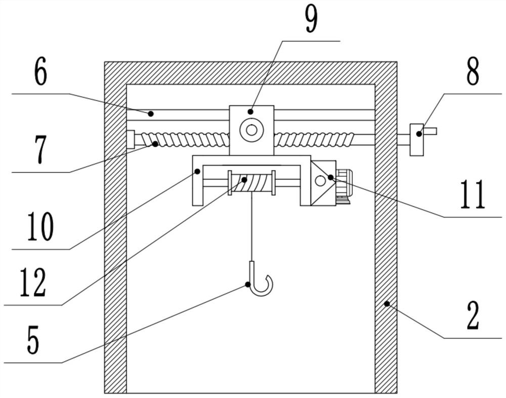 PVC floor winding equipment with hoisting function