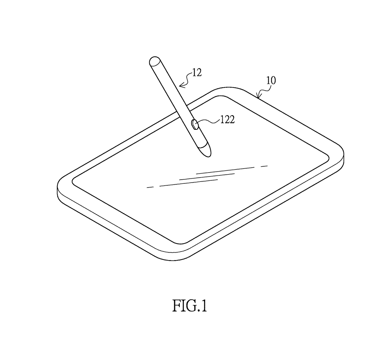 Touch-sensitive panel apparatus, control circuit and method for scanning touch event