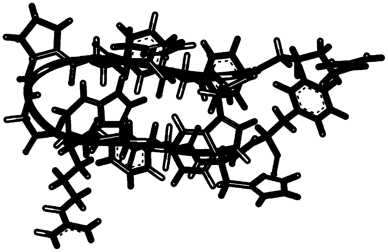 Beta-hairpin antimicrobial peptide with cross-chain interaction between tryptophan and histidine and preparation method of beta-hairpin antimicrobial peptide