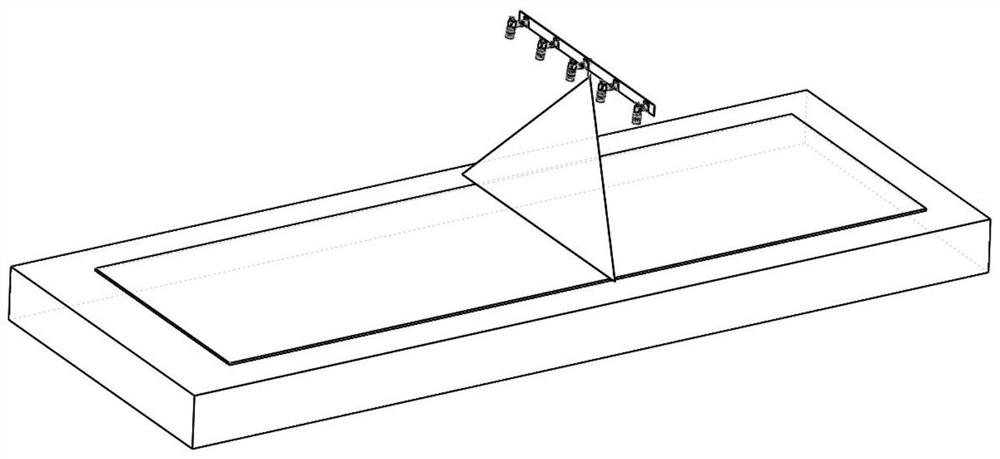 Multi-camera large-view-field surface shape measurement and calibration method