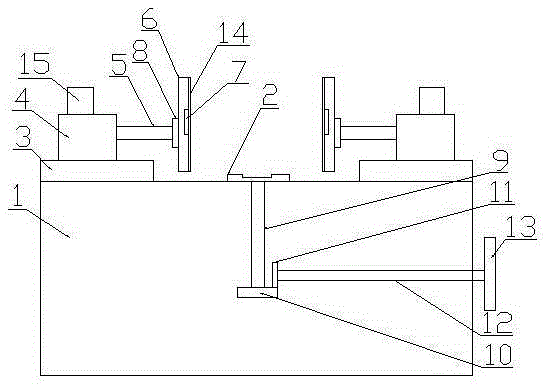 Power battery extrusion test device