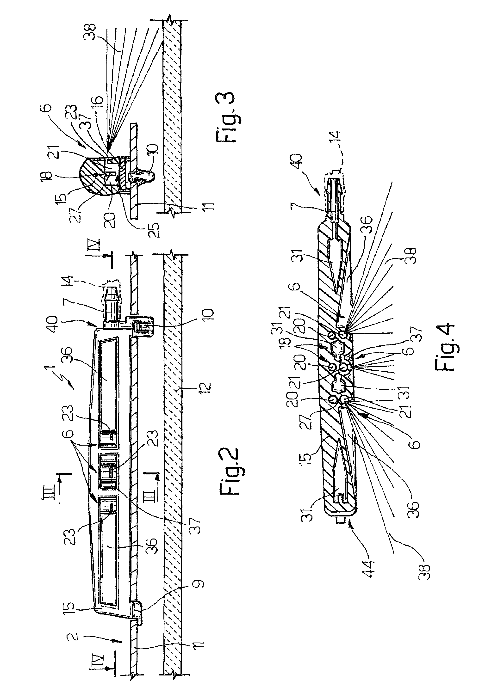 Blade-mountable windshield wiper spray device