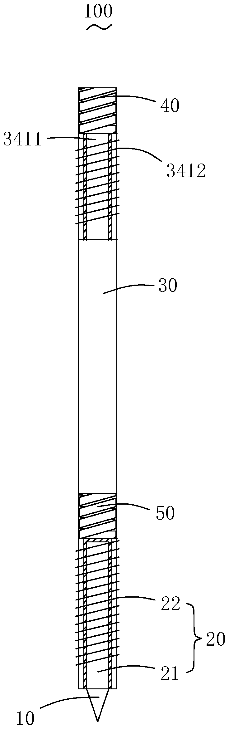 Double-magnetic-core handwriting digital pen