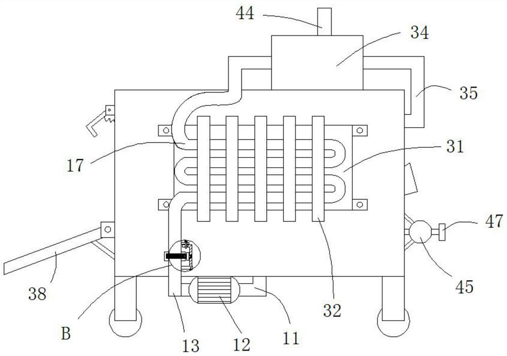 Water cooling mechanism for producing medical PVC plastic particles