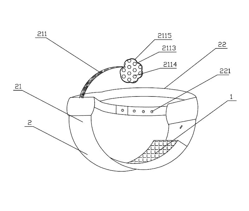 Novel color-changeable diaper