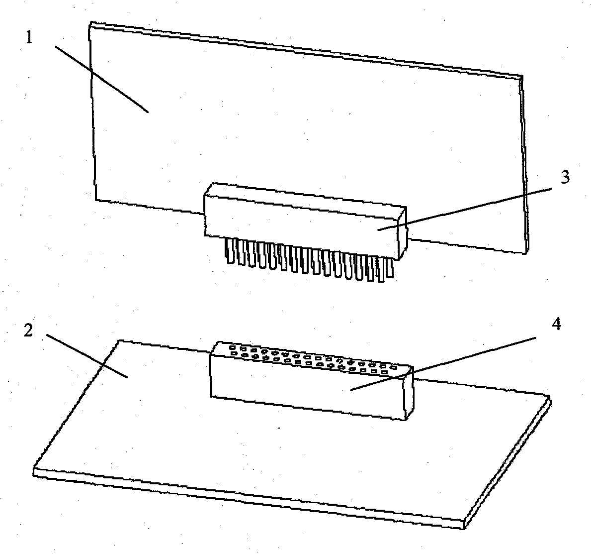 Structure design method for improving plug and socket plugging precision