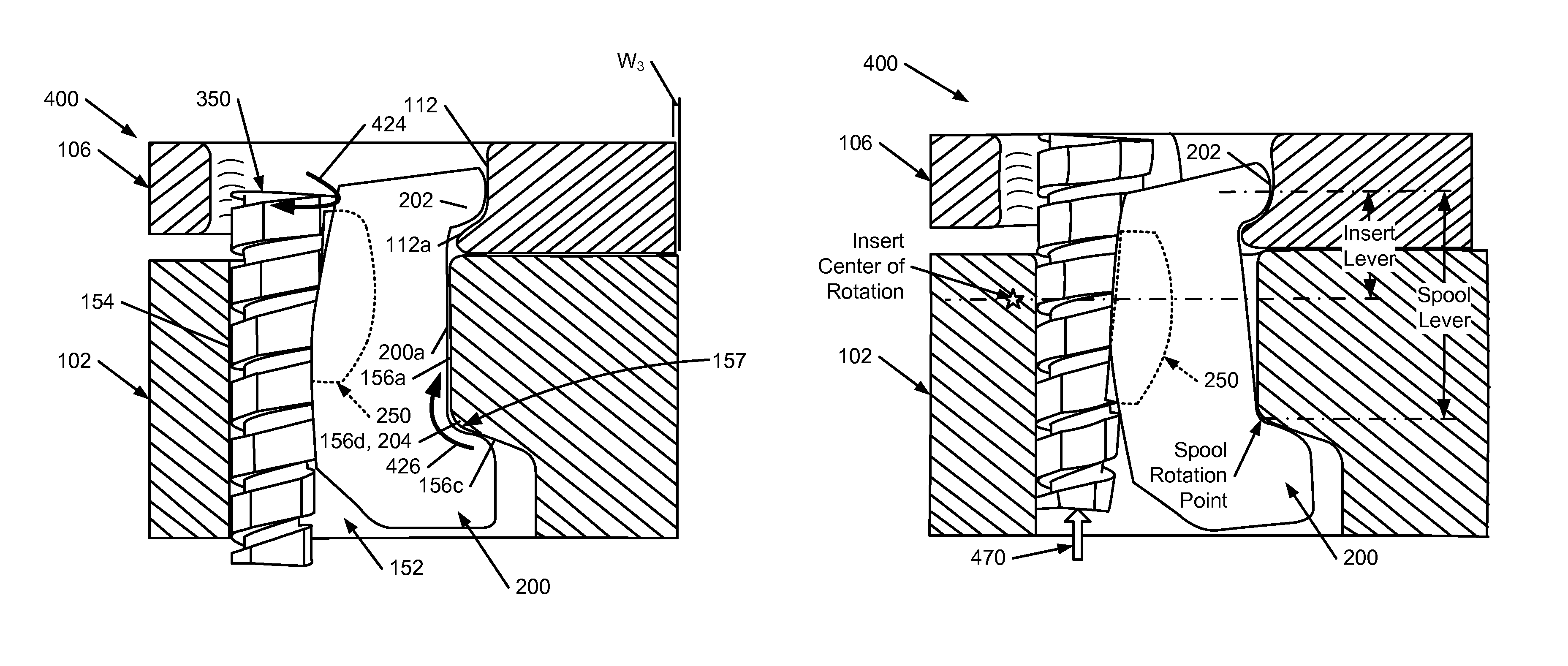 Coupling assemblies with enhanced take up