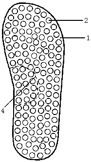 Insole with health care physical therapy function