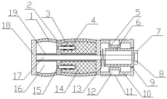 Coal mine gas extraction hole plugging device