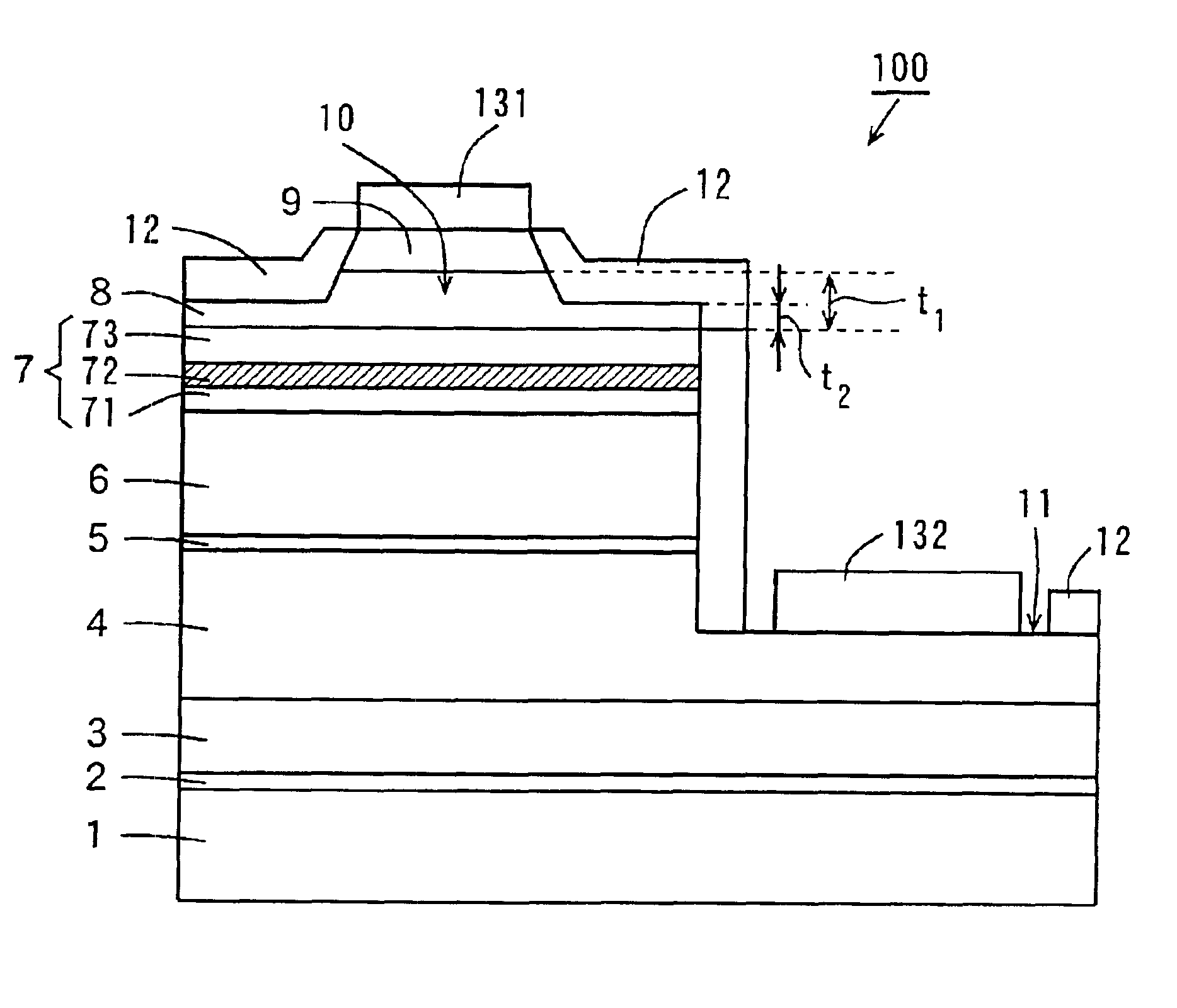 Nitride based semiconductor light emitting device and nitride based semiconductor laser device