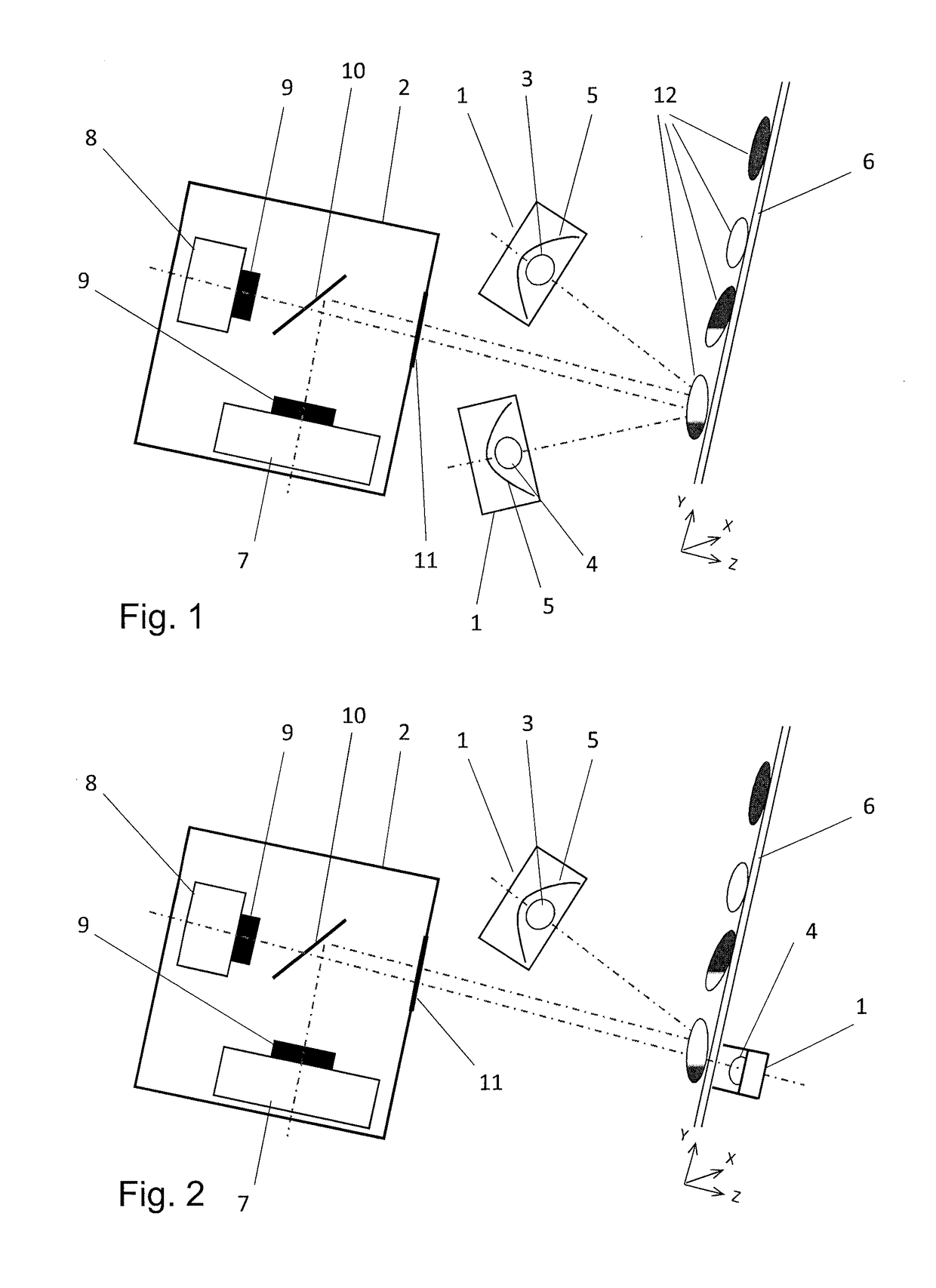 Sorting out mineral-containing objects or plastic objects