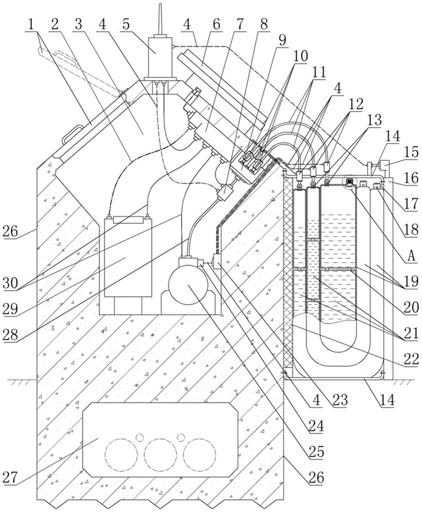 Composite buffer guardrail