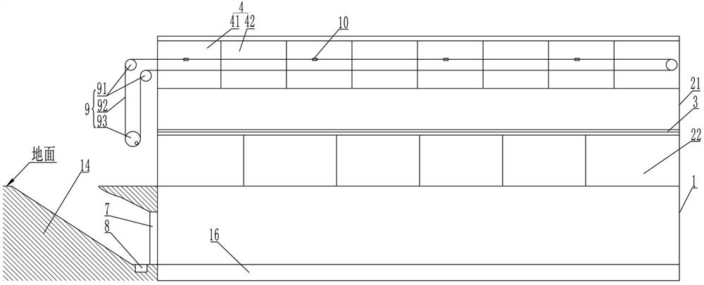 Laying hen raising house capable of naturally regulating and controlling microclimate environment and raising method