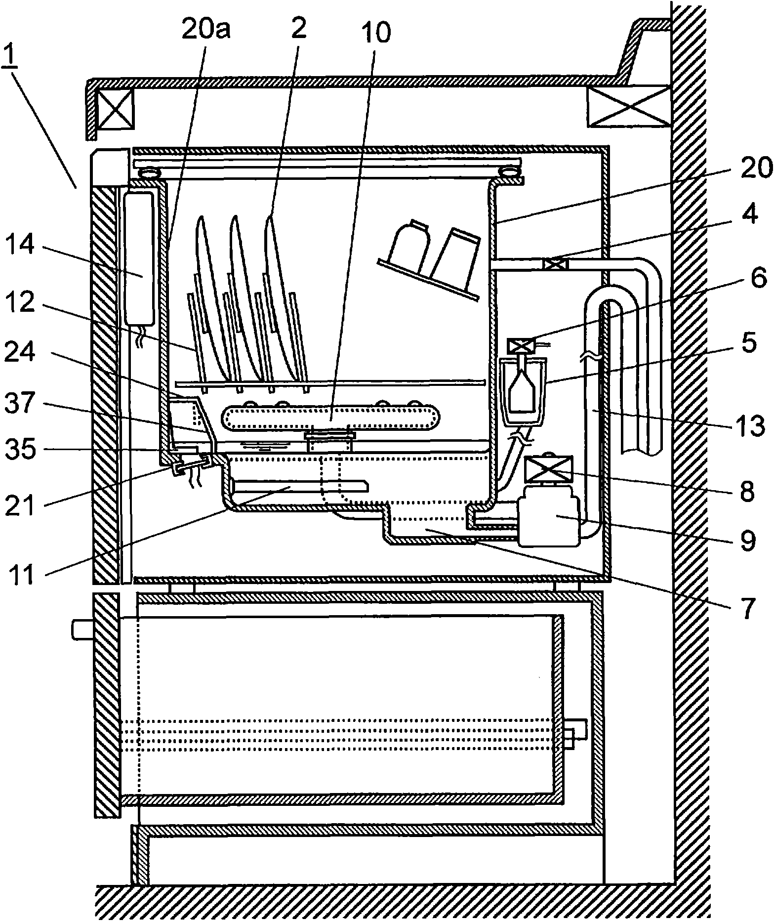 Tableware cleaner