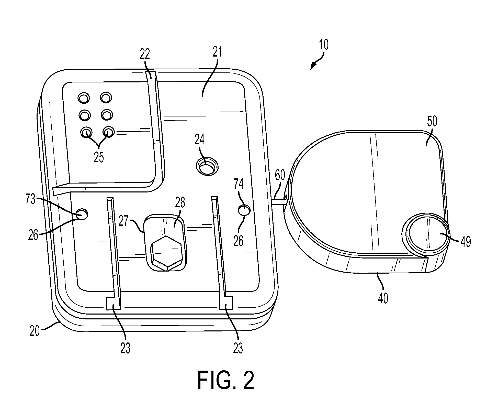 Security apparatus with tether