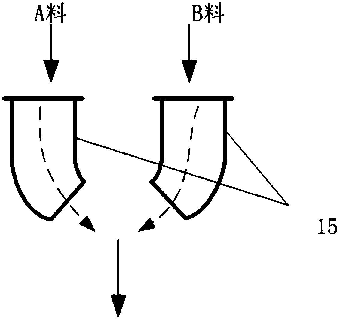 Horizontal stirring machine