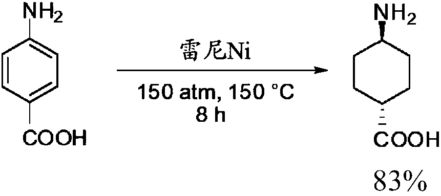 Process for the preparation of trans-4-amino-1-cyclohexanecarboxilic acid and its derivatives