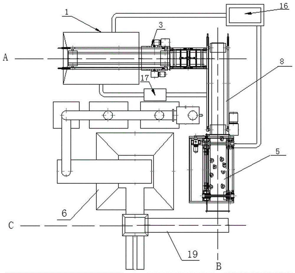 Equipment and process of garbage separation and pyrolysis treatment furnace integral treatment station