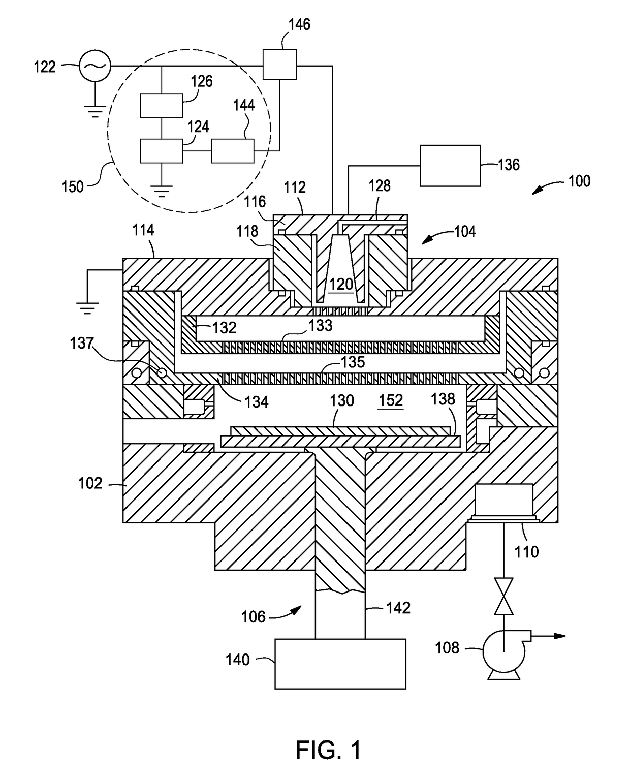 Particle generation suppressor by DC bias modulation