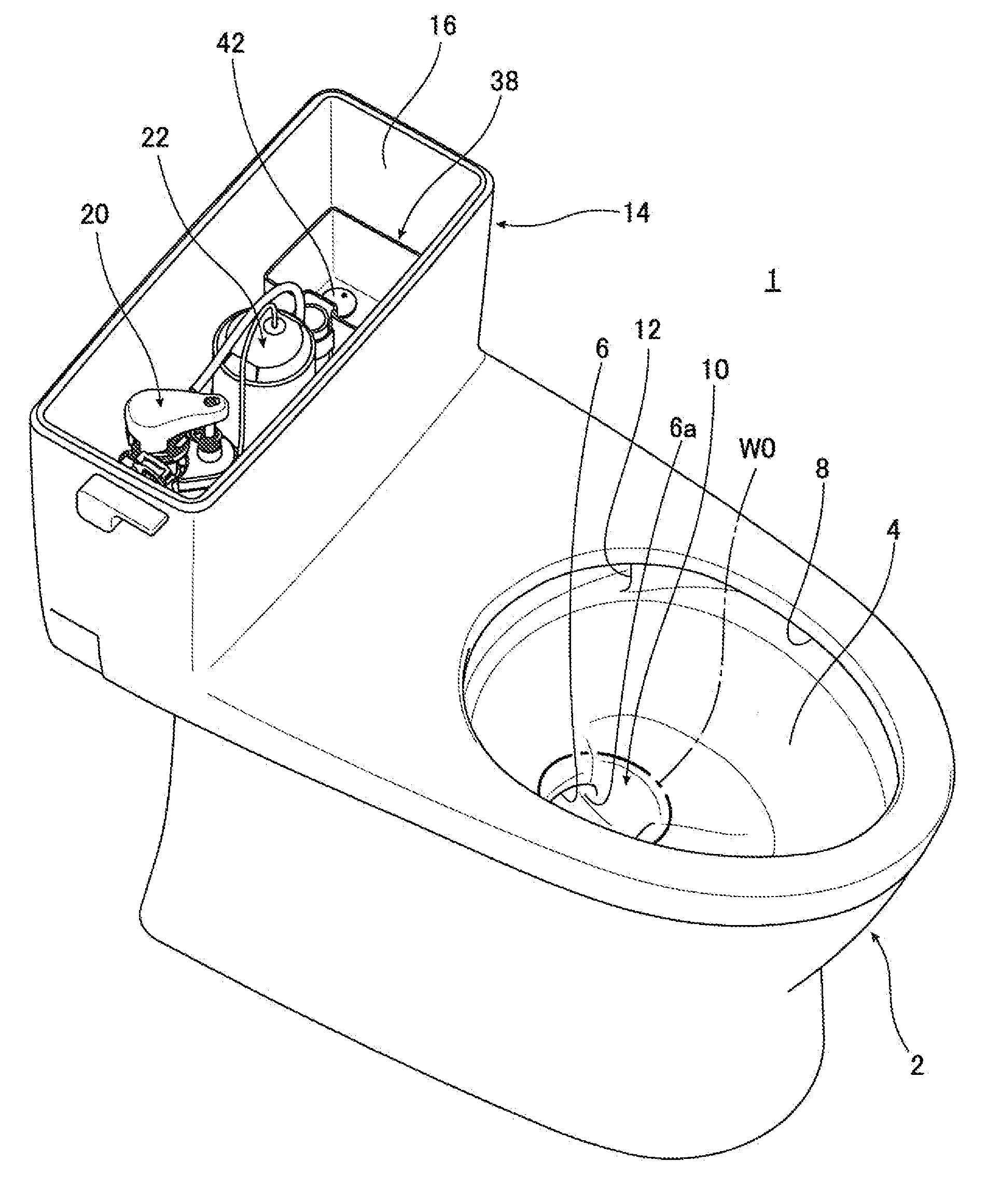 Flush water volume regulator, flush water tank apparatus comprising said flush water volume regulator, and flush toilet comprising said flush water tank