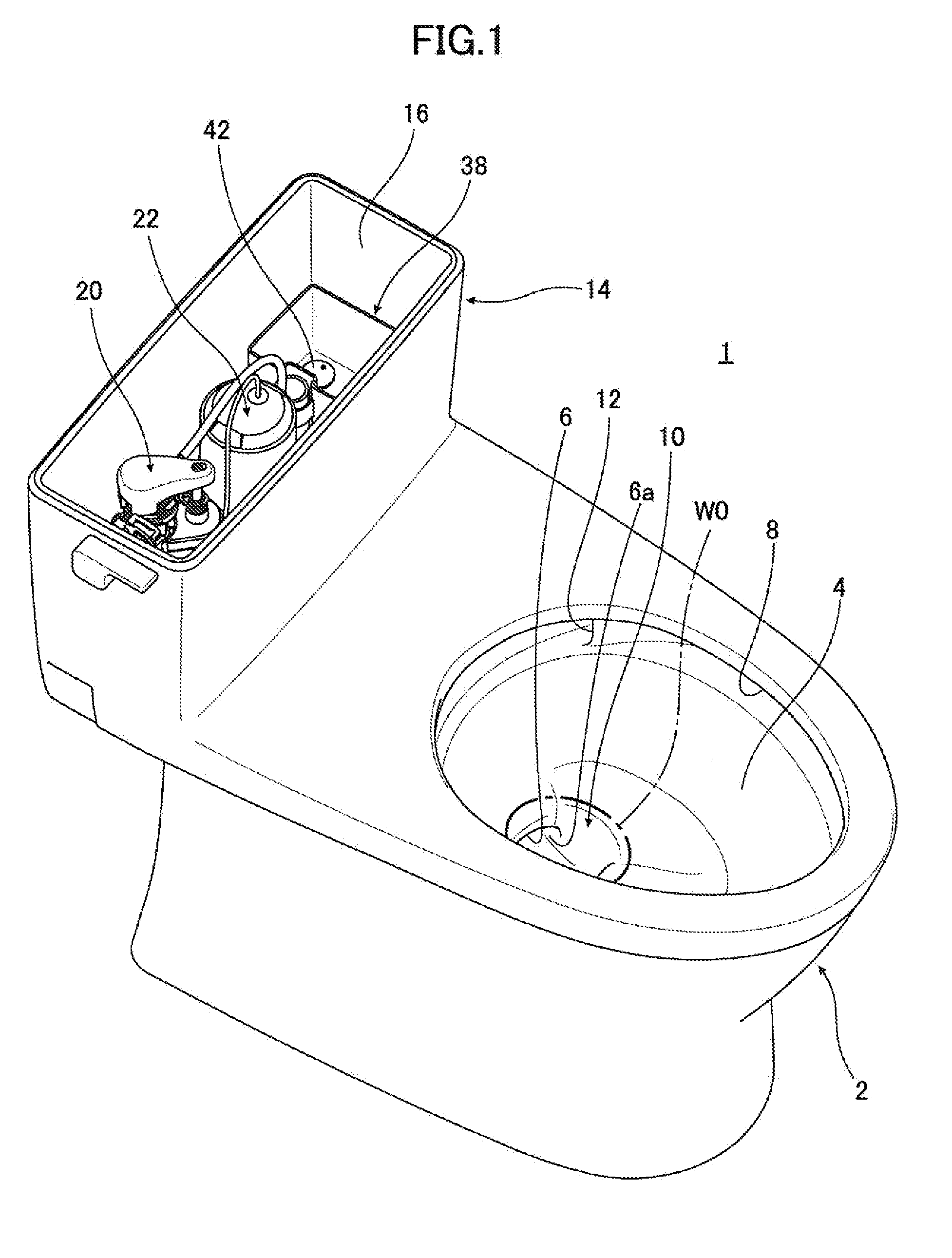 Flush water volume regulator, flush water tank apparatus comprising said flush water volume regulator, and flush toilet comprising said flush water tank