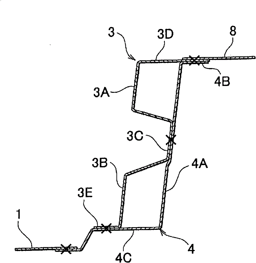 Vehicle lower body structure