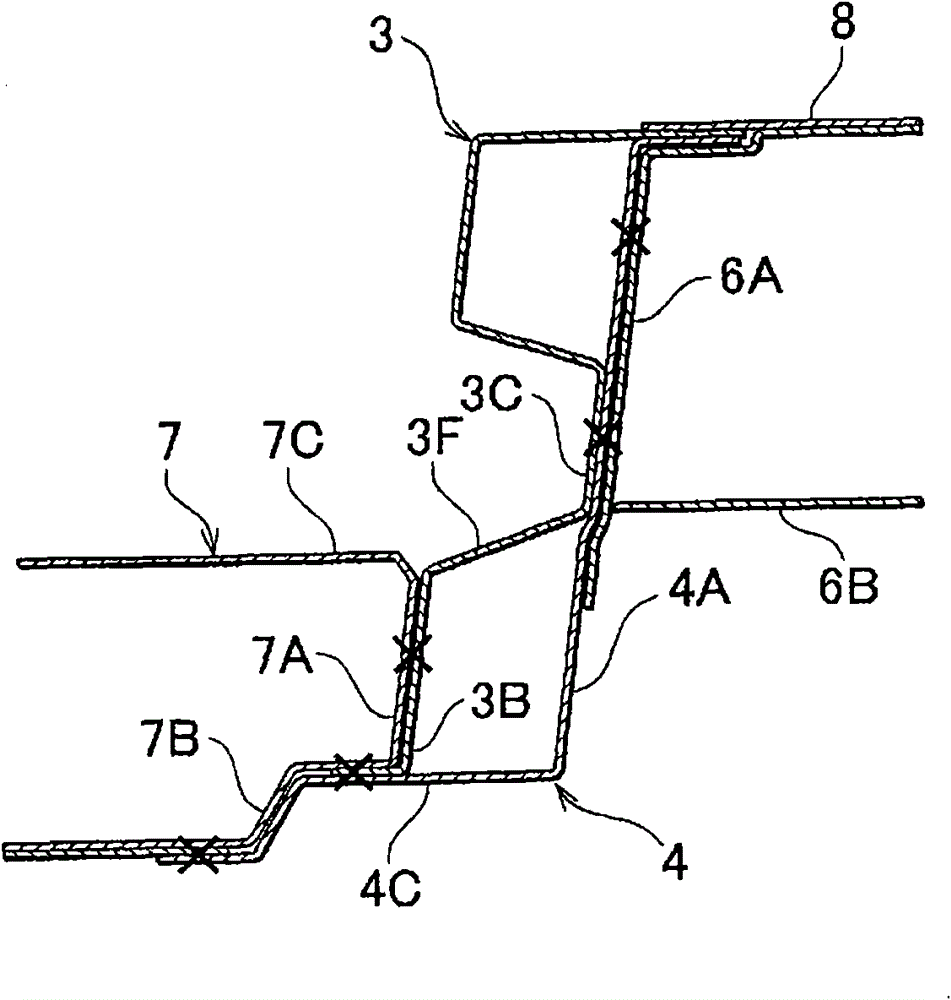 Vehicle lower body structure