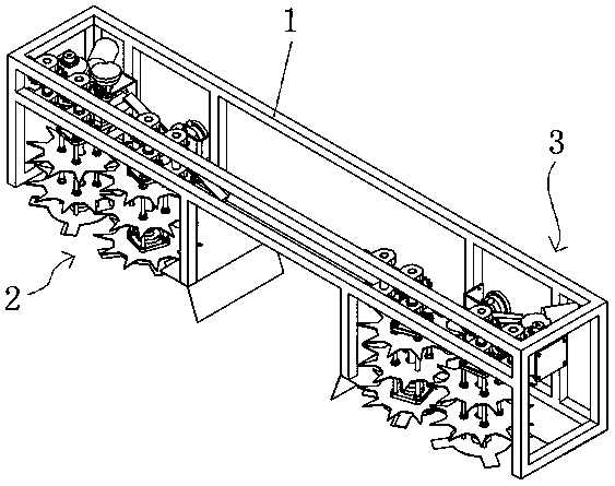 A kind of topping machine and its topping mechanism