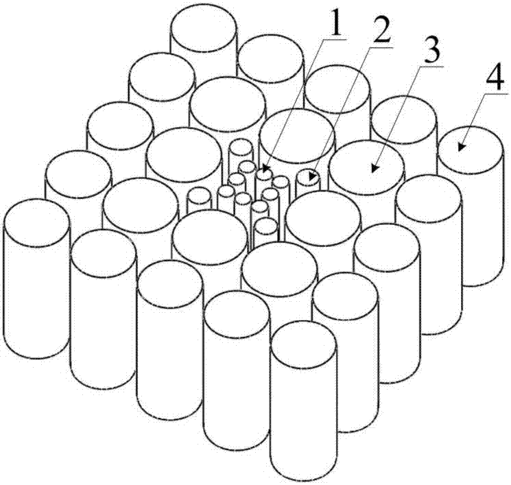 Acoustic wave resonator adopting multiple layers of coupled phononic crystals