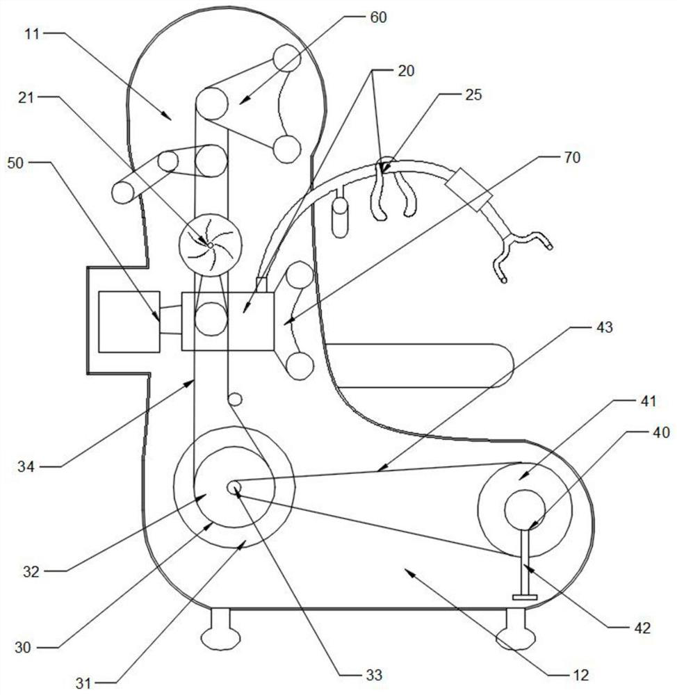 Manpower and electric power interaction gas chair