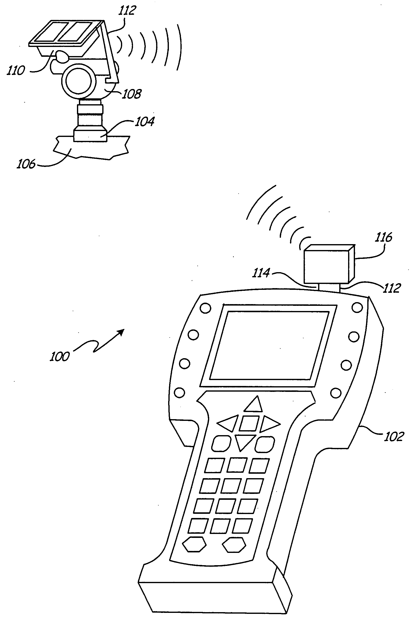 Wireless process communication adapter for handheld field maintenance tool