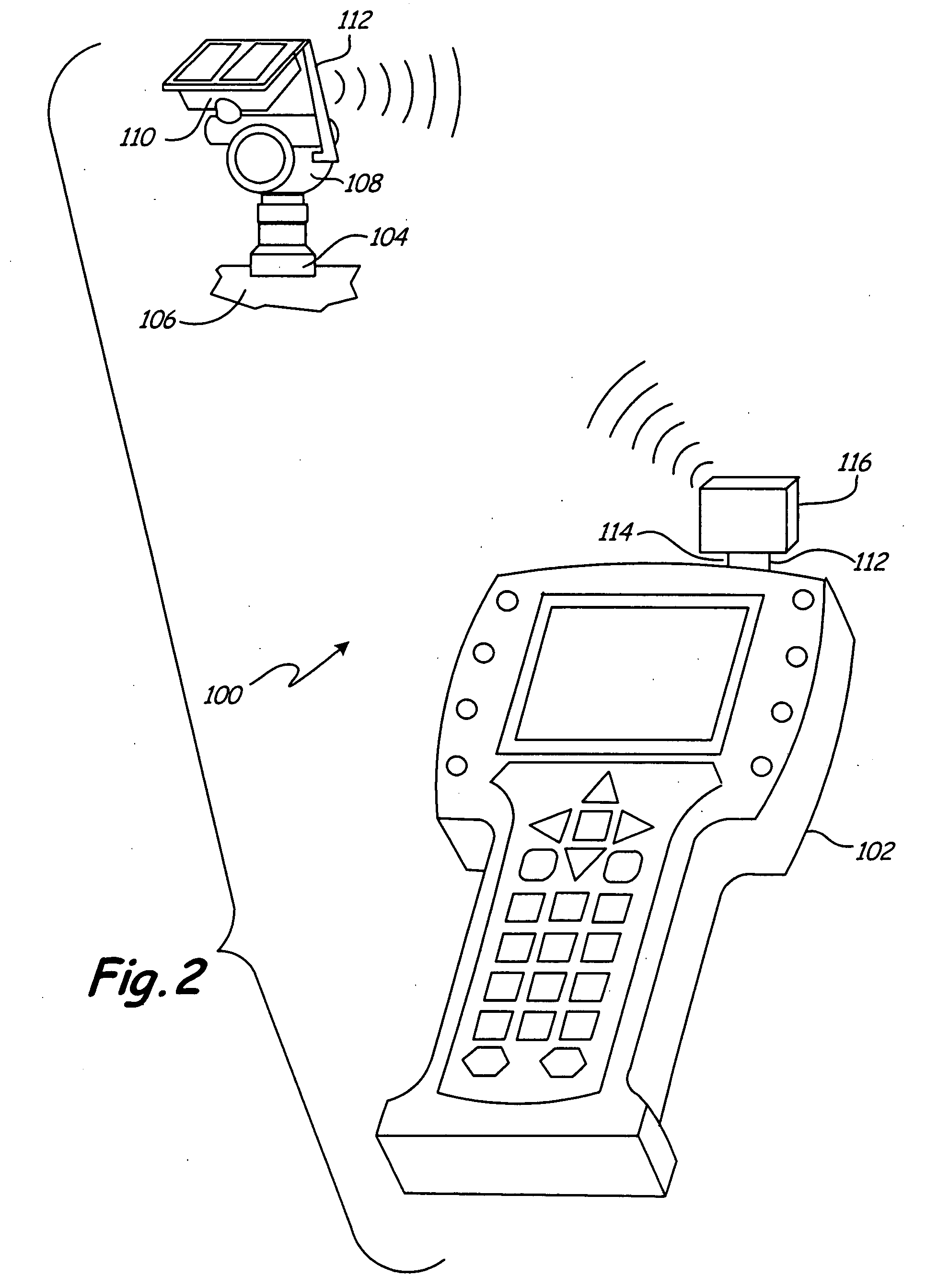 Wireless process communication adapter for handheld field maintenance tool