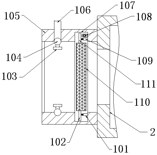 Industrial-grade spiral squeeze-out type air purification device