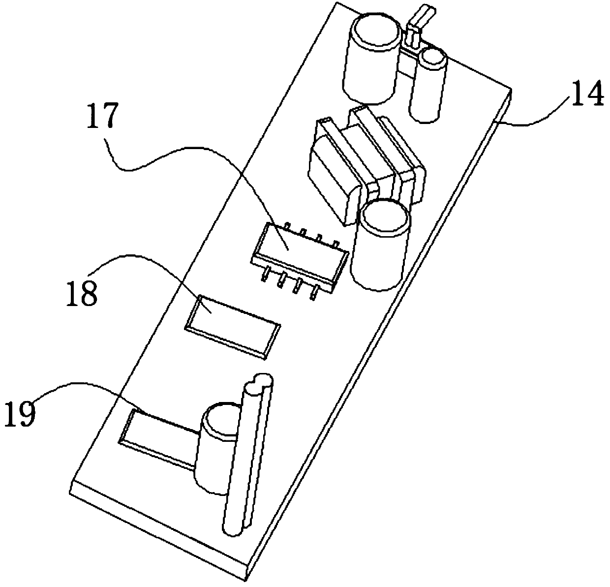 A medicine type distinguishing device for a pharmacy