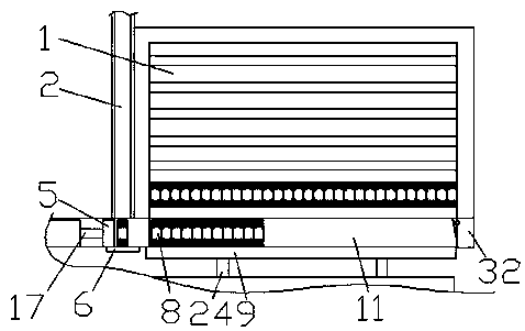 Automatic discharge device for bearing ring