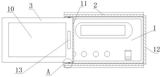 Domestic hot water energy-saving control device for high-rise building ground source heat pump system