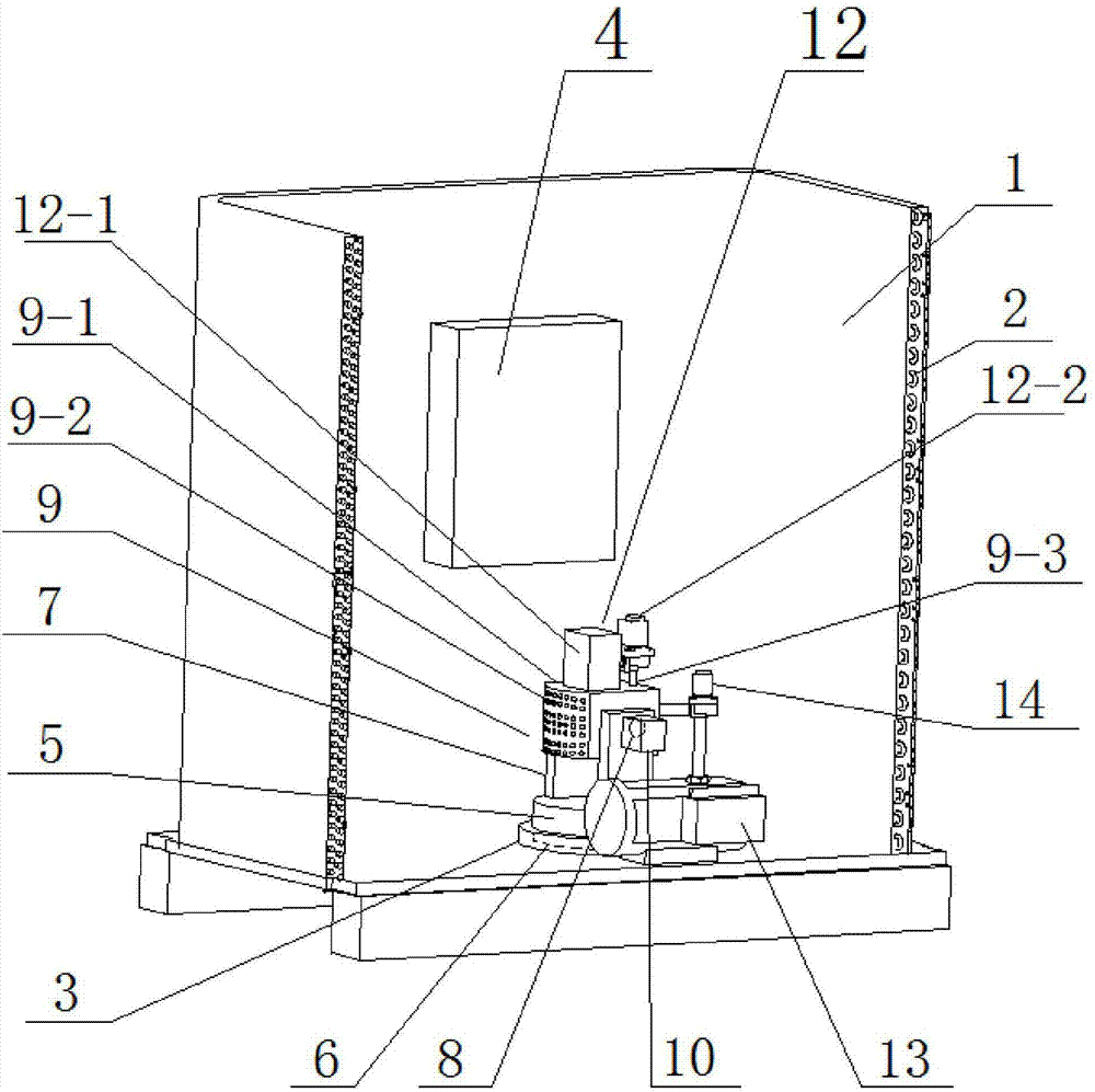 Automatic condensing fin cleaning device and air conditioner with same