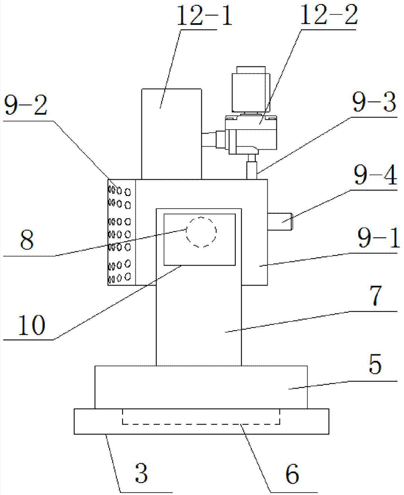 Automatic condensing fin cleaning device and air conditioner with same