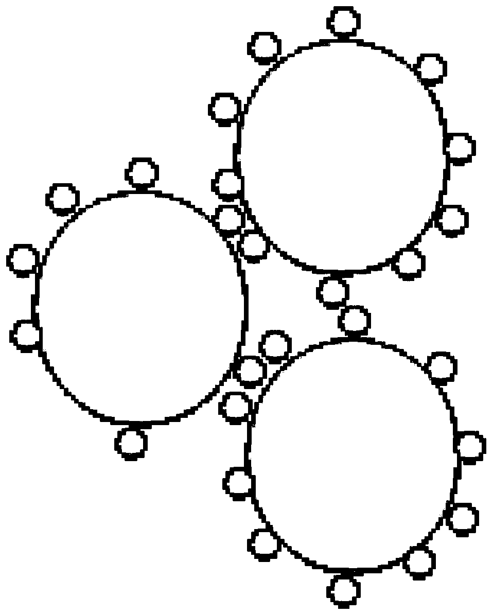 Positive electrode material, positive electrode pole piece prepared from the same and obtained lithium ion battery