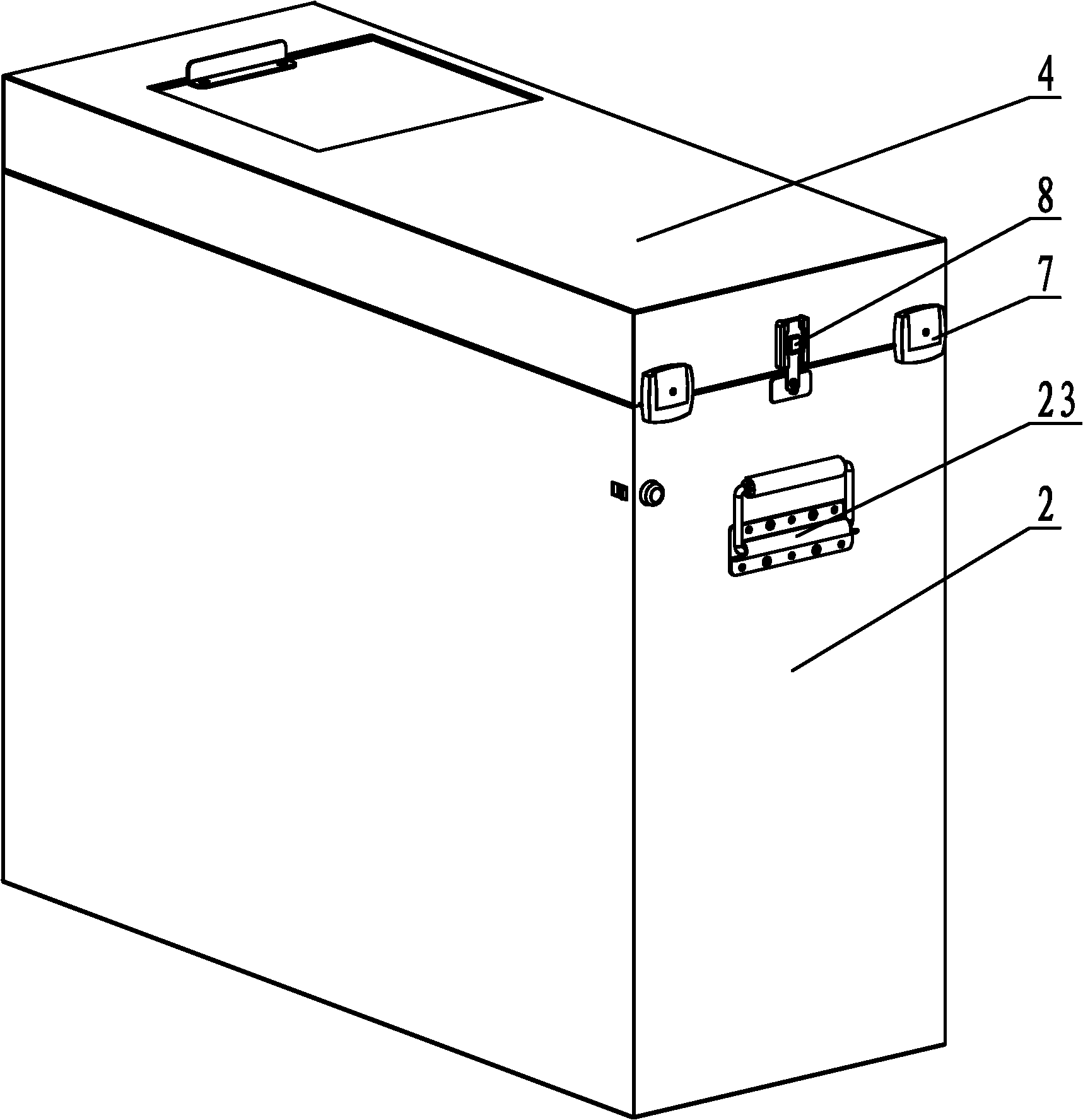 Check packet depositing self-service terminal