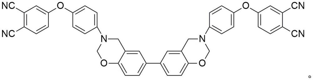 A kind of resin polymer with high modulus and high glass transition temperature and preparation method thereof