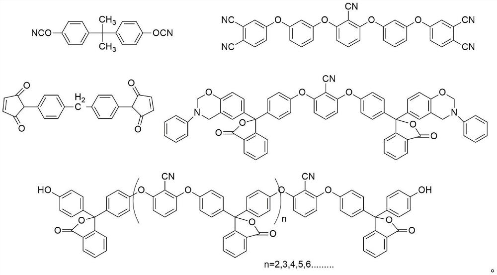 A kind of resin polymer with high modulus and high glass transition temperature and preparation method thereof