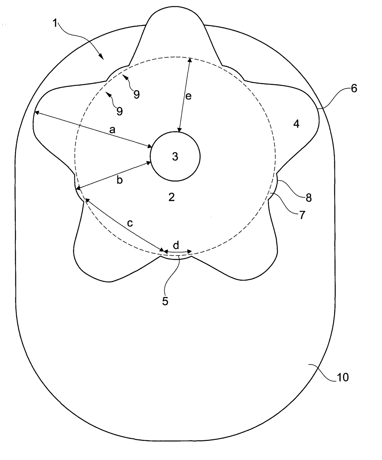 Ostomy wafer