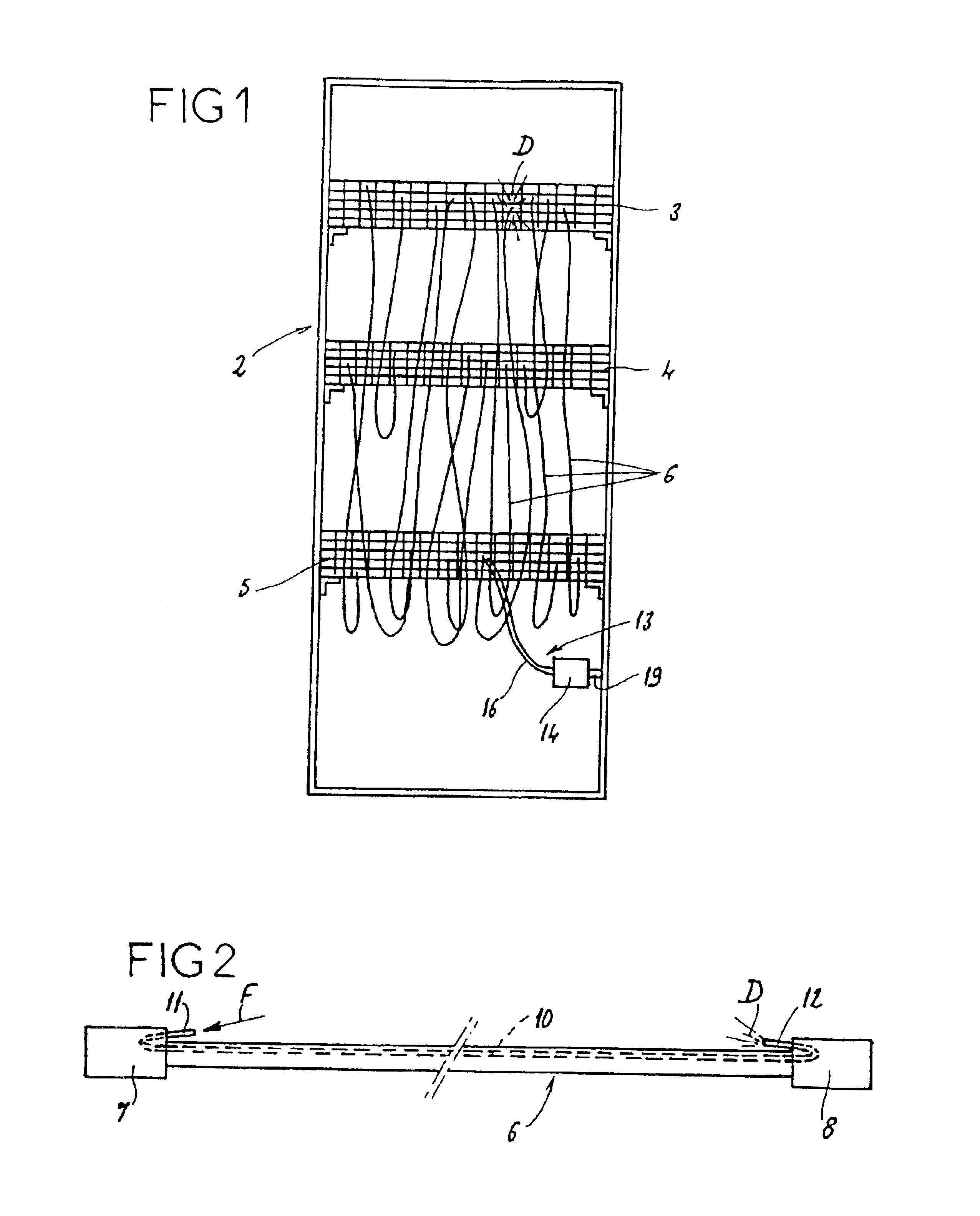 Device for visual identification of cables or conduits