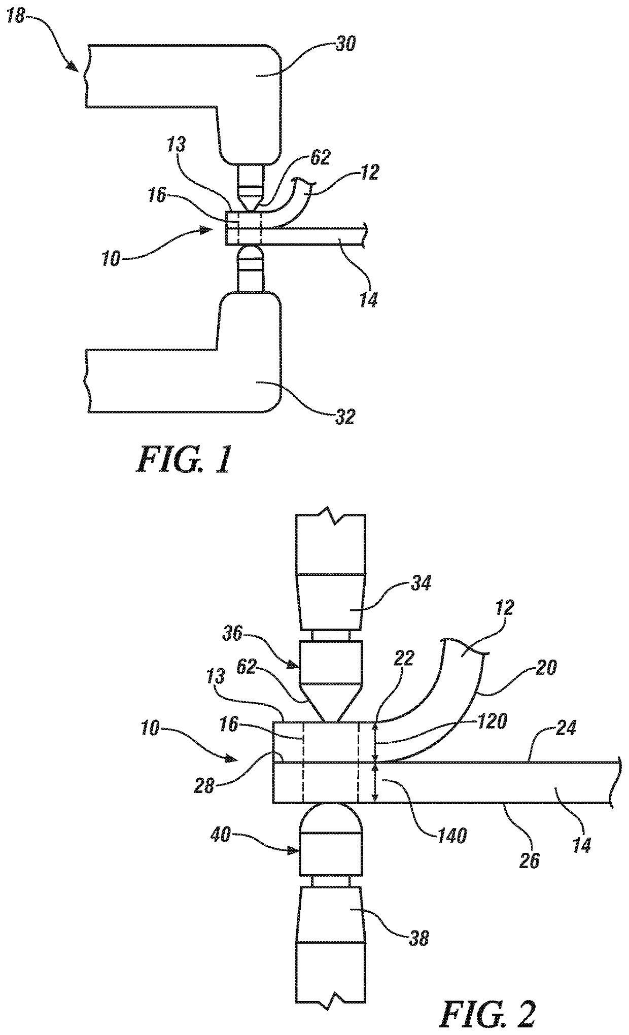 High aspect ratio weld face design for dissimilar metal welding