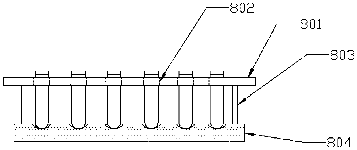 Anti-fouling sample storage device for laboratory department