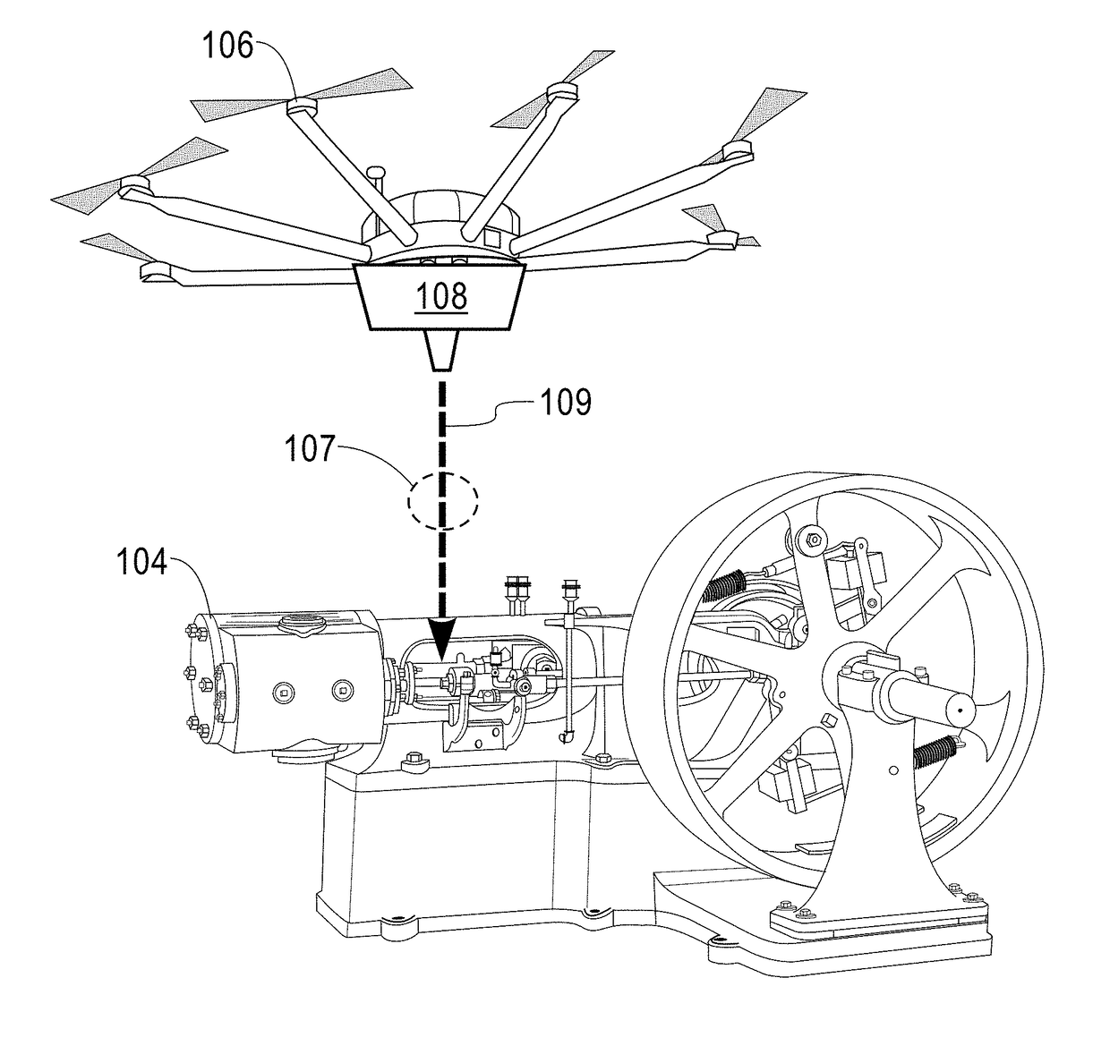 Deployment of lubricant with an unmanned aerial vehicle