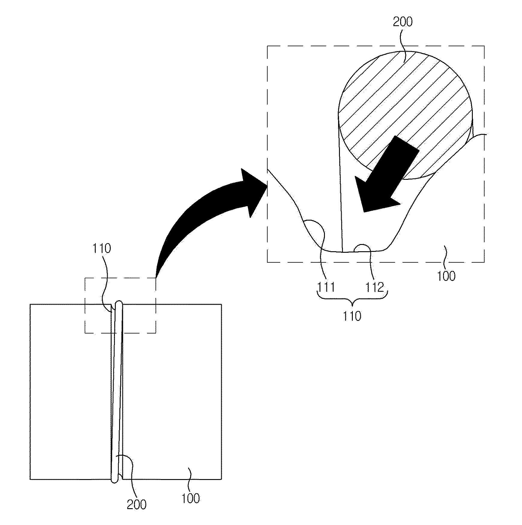 Recess for o-ring