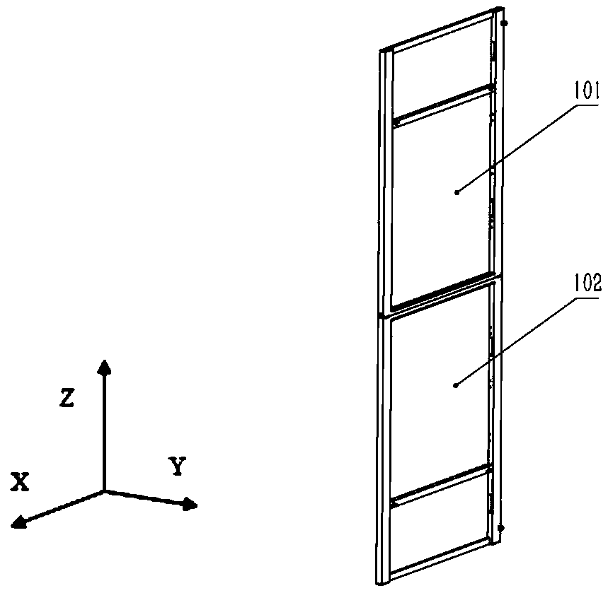 Folding storage device capable of being folded and unfolded in tandem