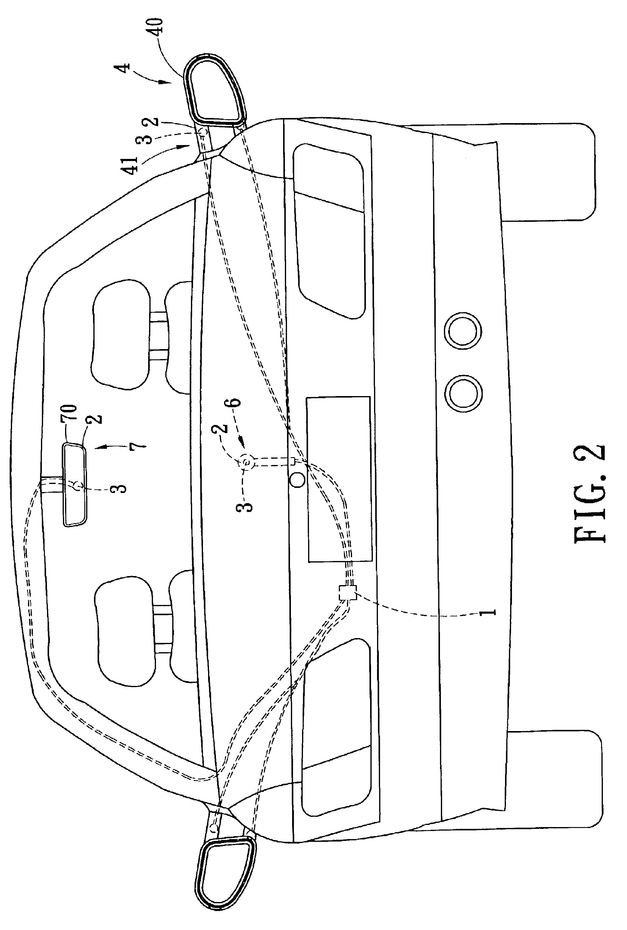 Color-changing illumination assembly for vehicle accessory